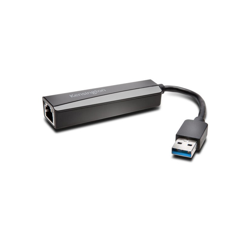 Kensington UA0000E Adattatore Ethernet USB-A — Nero