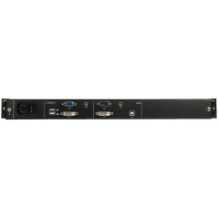 StarTech.com Console KVM per Armadio Rack - Monitor LCD 17" 1080p - KVM Switch DVI VGA - Montabile a Rack su doppia guida -