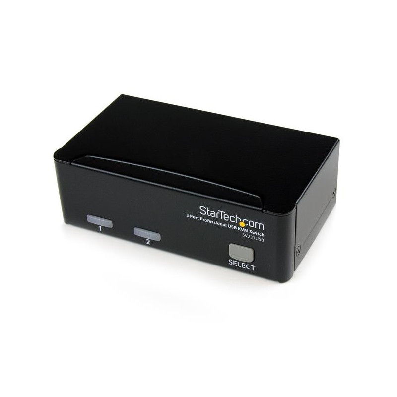 StarTech.com Kit switch KVM USB professionale a 2 porte con cavi