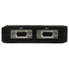 StarTech.com Switch KVM a 2 porte VGA USB con audio e cavi - Commutatore VGA USB a doppia porta