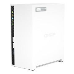 QNAP TS-233 server NAS e di archiviazione Tower ARM Cortex-A55 2 GB 0 TB QNAP QTS Bianco