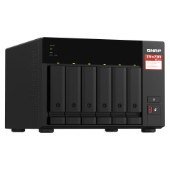 QNAP TS-673A NAS Tower Ryzen Embedded V1500B 8 GB DDR4 0 TB QNAP Turbo System Nero