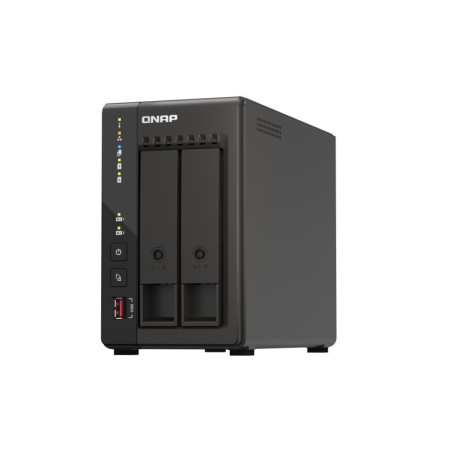 QNAP TS-253E NAS Tower Intel® Celeron® J6412 8 GB 0 TB QNAP QTS Nero