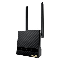 ASUS 4G-N16 router wireless Gigabit Ethernet Banda singola (2.4 GHz) Nero