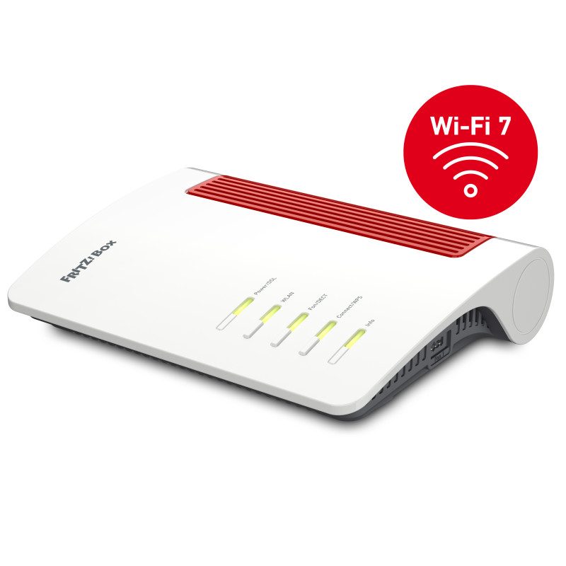 FRITZ!Box 7690 International router wireless 2.5 Gigabit Ethernet Dual-band (2.4 GHz/5 GHz) Bianco