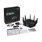 ASUS GT-AXE11000 router wireless Gigabit Ethernet Tri-band (2,4 GHz/5 GHz/6 GHz) Nero