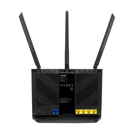 ASUS 4G-AX56 router wireless Gigabit Ethernet Dual-band (2.4 GHz/5 GHz) Nero