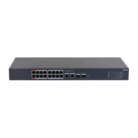 Dahua Technology CS4220-16GT-240 Gestito L2 Gigabit Ethernet (10/100/1000) Supporto Power over Ethernet (PoE) Nero