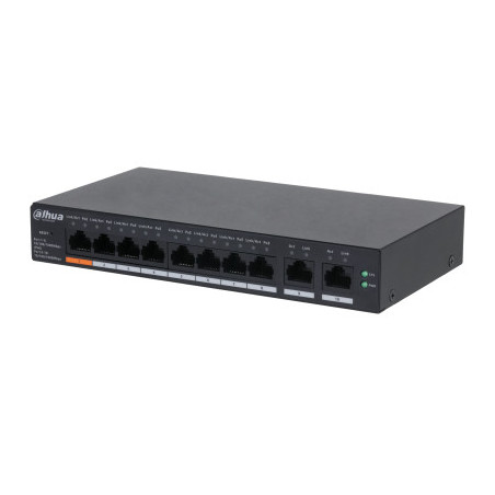 Dahua Technology CS4010-8GT-60 Gestito L2 Gigabit Ethernet (10 100 1000) Supporto Power over Ethernet (PoE) Montaggio da