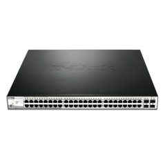 D-Link DGS-1210-52MP Gestito L2 Gigabit Ethernet (10 100 1000) Supporto Power over Ethernet (PoE) Nero, Grigio