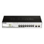 D-Link DGS-1210-08P Gestito L2 Gigabit Ethernet (10/100/1000) Supporto Power over Ethernet (PoE) Nero