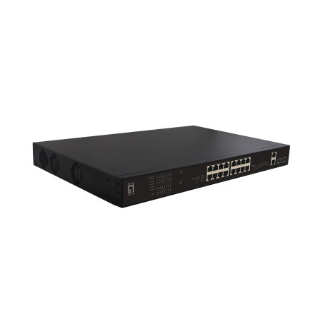 LevelOne FGP-2031 switch di rete Non gestito Fast Ethernet (10 100) Supporto Power over Ethernet (PoE) 1U Nero