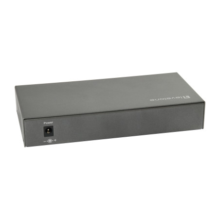 LevelOne GEP-0823 switch di rete Gigabit Ethernet (10/100/1000) Supporto Power over Ethernet (PoE) Nero