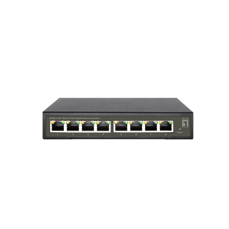 LevelOne GES-2108 switch di rete Gestito L2 Gigabit Ethernet (10 100 1000) Nero