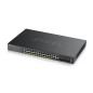 Zyxel GS2220-28HP-EU0101F switch di rete Gestito L2 Gigabit Ethernet (10/100/1000) Supporto Power over Ethernet (PoE) Nero