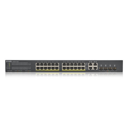 Zyxel GS1920-24HPV2 Gestito Gigabit Ethernet (10/100/1000) Supporto Power over Ethernet (PoE) Nero