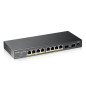 Zyxel GS1100-10HP v2 Non gestito Gigabit Ethernet (10/100/1000) Supporto Power over Ethernet (PoE) Nero