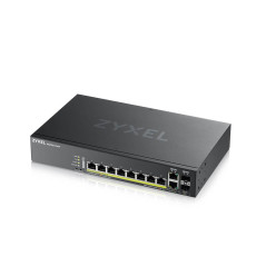 Zyxel GS2220-10HP-EU0101F switch di rete Gestito L2 Gigabit Ethernet (10 100 1000) Supporto Power over Ethernet (PoE) Nero