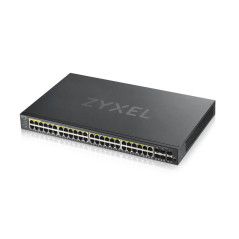 Zyxel GS1920-48HPV2 Gestito Gigabit Ethernet (10 100 1000) Supporto Power over Ethernet (PoE) Nero