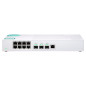 QNAP QSW-308-1C switch di rete Non gestito Gigabit Ethernet (10/100/1000) Bianco