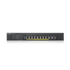 Zyxel XS1930-12HP-ZZ0101F switch di rete Gestito L3 10G Ethernet (100 1000 10000) Supporto Power over Ethernet (PoE) Nero