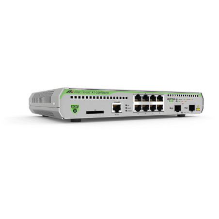 Allied Telesis AT-GS970M 10PS-50 Gestito L3 Gigabit Ethernet (10 100 1000) Supporto Power over Ethernet (PoE) 1U Nero, Grigio