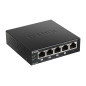 D-Link DGS-1005P/E switch di rete Non gestito Gigabit Ethernet (10/100/1000) Supporto Power over Ethernet (PoE) Nero