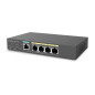 EnGenius EXT1105P switch di rete Gestito L2 Gigabit Ethernet (10/100/1000) Supporto Power over Ethernet (PoE) Nero