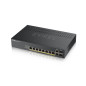 Zyxel GS1920-8HPV2 Gestito Gigabit Ethernet (10/100/1000) Supporto Power over Ethernet (PoE) Nero