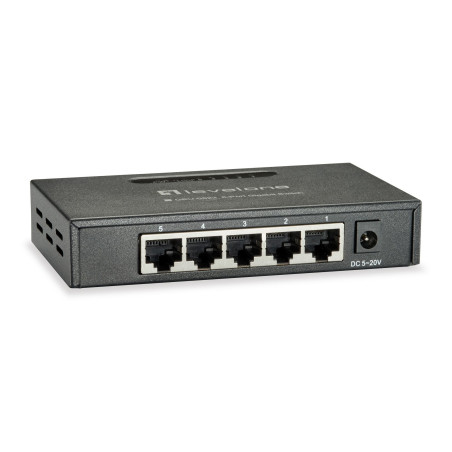 LevelOne GEU-0523 switch di rete Non gestito Gigabit Ethernet (10/100/1000) Nero