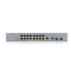 Zyxel GS1350-18HP-EU0101F switch di rete Gestito L2 Gigabit Ethernet (10 100 1000) Supporto Power over Ethernet (PoE) Grigio