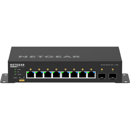 NETGEAR GSM4210PX-100EUS switch di rete Gestito L2/L3 Gigabit Ethernet (10/100/1000) Supporto Power over Ethernet (PoE) Nero