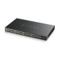 Zyxel GS2220-50HP-EU0101F switch di rete Gestito L2 Gigabit Ethernet (10/100/1000) Supporto Power over Ethernet (PoE) Nero