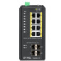 Zyxel RGS200-12P Gestito L2 Gigabit Ethernet (10/100/1000) Supporto Power over Ethernet (PoE) Nero