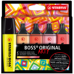 STABILO BOSS ORIGINAL evidenziatore 5 pz Punta smussata Multicolore