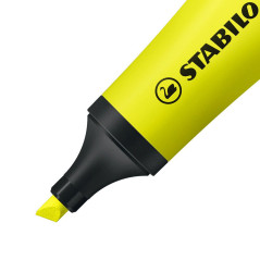 STABILO NEON evidenziatore 1 pz Punta smussata Giallo