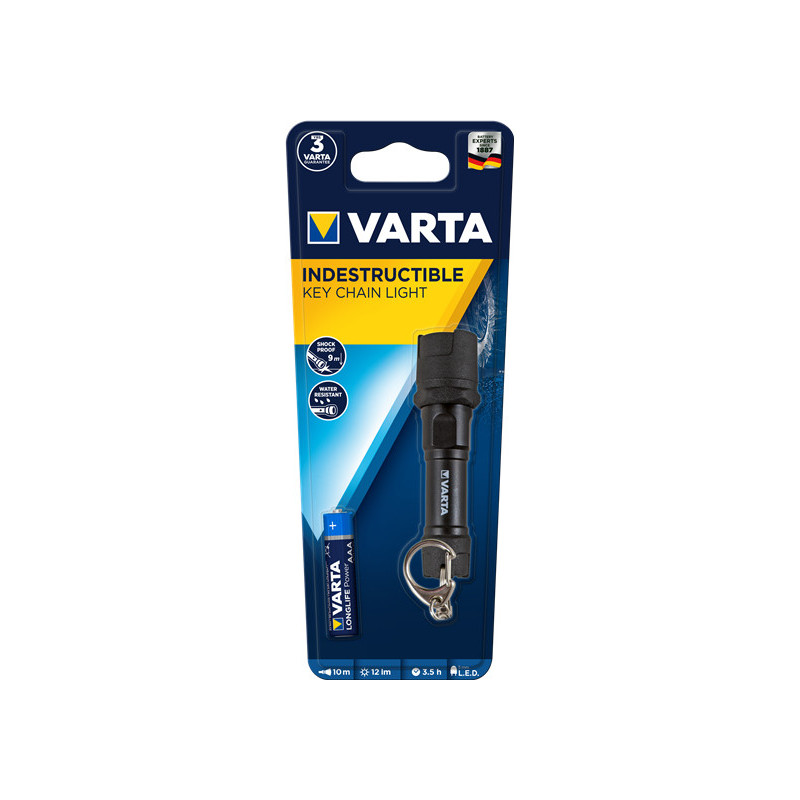 Varta 16701 101 421 torcia Nero Torcia portachiavi LED