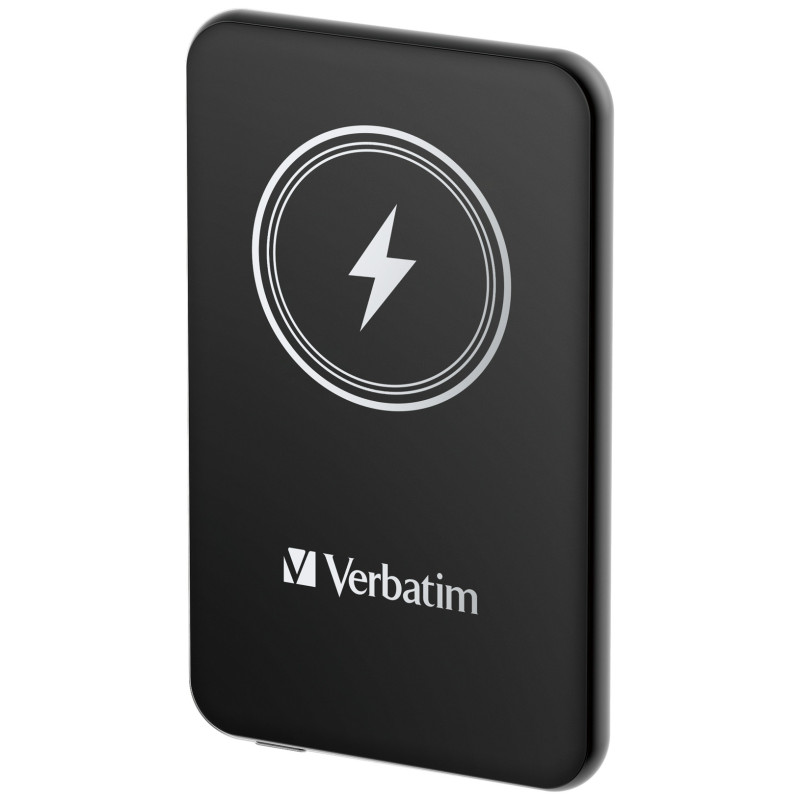 Verbatim Charge 'n' Go Polimeri di litio (LiPo) 5000 mAh Carica wireless Nero