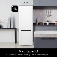 LG GBB567PZCMB Libera installazione 462 L E Acciaio inox