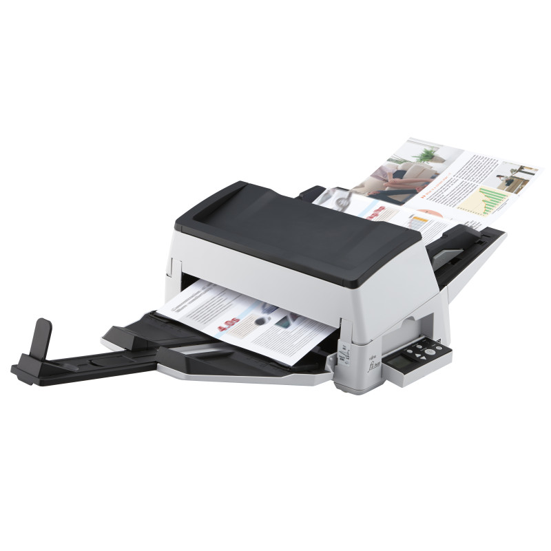 Ricoh fi-7600 ADF + scanner ad alimentazione manuale 600 x 600 DPI A3 Nero, Bianco