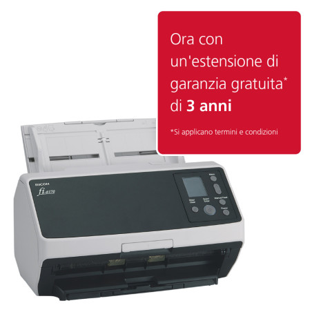 Ricoh fi-8170 ADF + scanner ad alimentazione manuale 600 x 600 DPI A4 Nero, Grigio