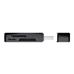 Trust NANGA lettore di schede USB 3.2 Gen 1 (3.1 Gen 1) Type-A Nero