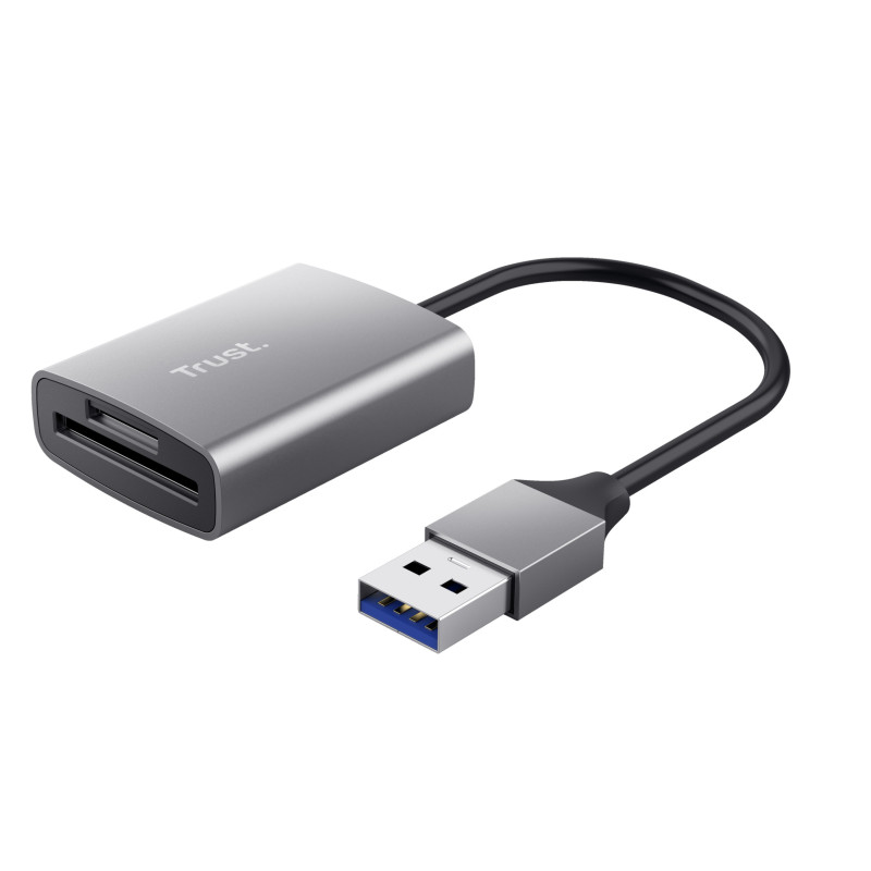 Trust Dalyx lettore di schede USB 3.2 Gen 1 (3.1 Gen 1) Alluminio