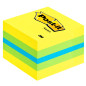 3M Post-it 2051L pouch autoadesiva Quadrato Blu, Verde, Turchese, Giallo 400 fogli Autoadesivo