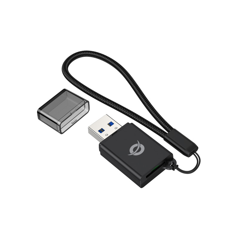 Conceptronic BIAN07B lettore di schede USB 3.2 Gen 1 (3.1 Gen 1) Type-A Nero