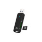 Conceptronic BIAN02B lettore di schede USB 3.2 Gen 1 (3.1 Gen 1) Type-A Nero