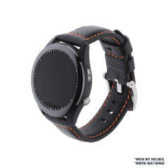 ASUS VivoWatch Strap (HC-S01) Cinghia Nero, Arancione Pelle