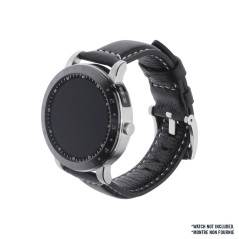 ASUS VivoWatch Strap (HC-S02) Cinghia Nero, Bianco Pelle