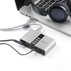 StarTech.com Scheda audio esterna adattatore audio USB 7.1 con audio digitale SPDIF