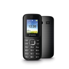 Emporia emporiaFN313 4,5 cm (1.77") 64 g Nero Telefono per anziani